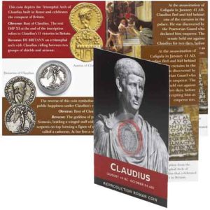 Denarius Of Claudius Replica Coin Pack