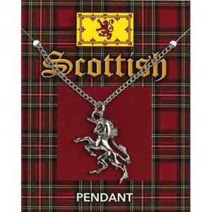 Scottish Unicorn Necklace
