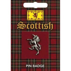 Scottish Unicorn Pin Badge