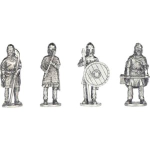 Set Of 4 Viking Warriors