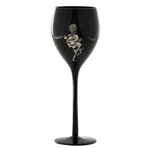 Love Kills Wine Glass