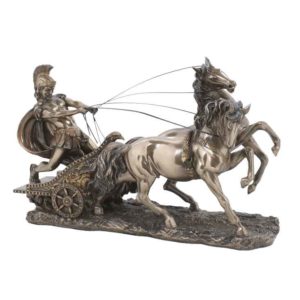 Bronze Roman Chariot Statue