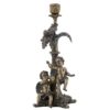 Cherubs Playing Candle Holder