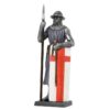 Armored Soldier With Spear And Long Shield Statue