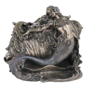 Mermaid and Conch Trinket Box