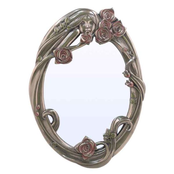 Rose and Lady's Face Mirror