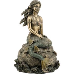 Mermaid Sitting Trinket Box
