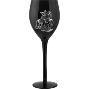 St. George and the Dragon Wine Glass