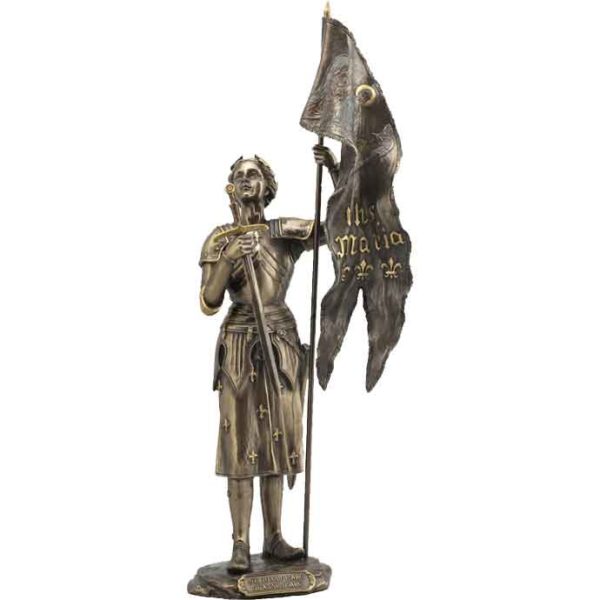 Joan of Arc with Sword Statue
