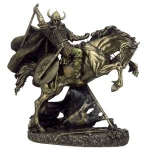 Viking on Horse Statue
