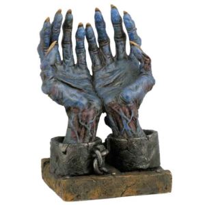 Chained Zombie Hands Figurine