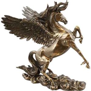 Rearing Pegasus Statue