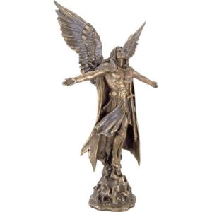 Bronzed Ascending Angel Statue