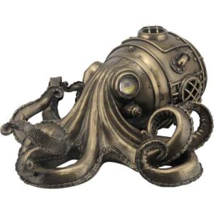 Steampunk Octopus Wall Plaque