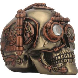 Steampunk Skull Trinket Box