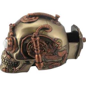 Steampunk Skull Trinket Box