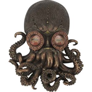 Steampunk Octopus Hanging Wall Plaque