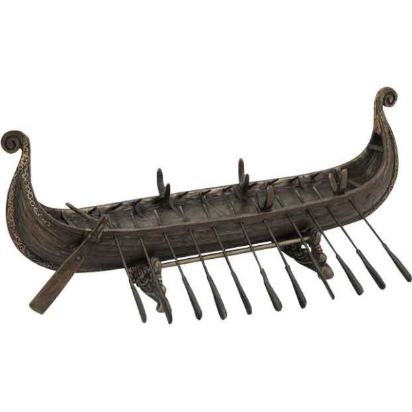 Viking Boat Statue