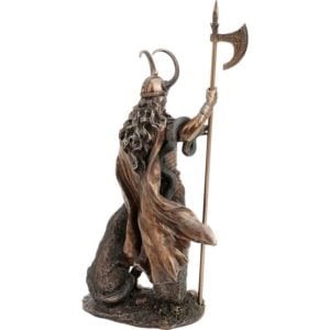 Loki and Fenrir Statue