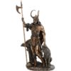 Loki and Fenrir Statue