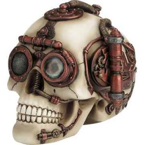 Steampunk Skull with Secret Drawer