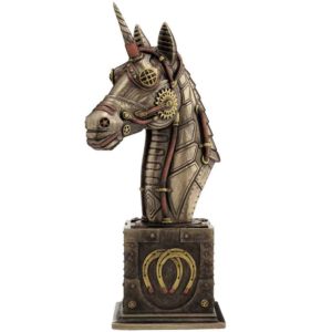 Steampunk Unicorn Bust