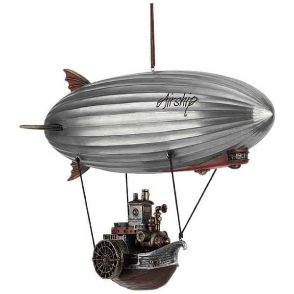 Steampunk Airship with Steamship Gondola