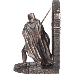 Great Helm Crusader Guarding Door Bookend