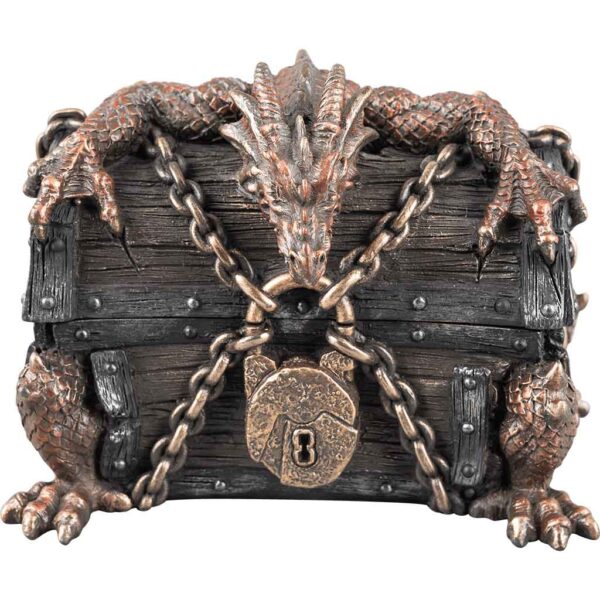 Dragon Breaking out of Chained Chest
