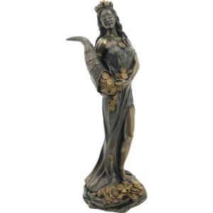 Bronze Goddess Fortuna Statue