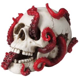 Abyss Lurks Within Skull Statue