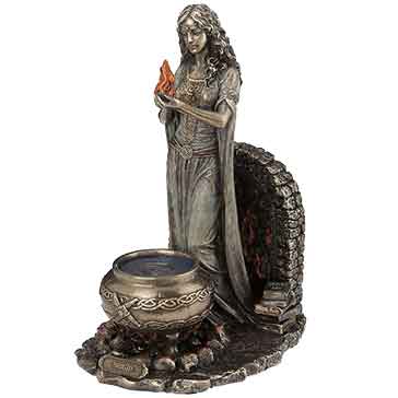 Brigid Goddess of Hearth and Home Statue