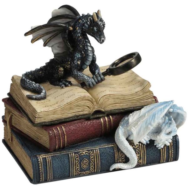 Miniature Scholars Dragon Book Trinket Box