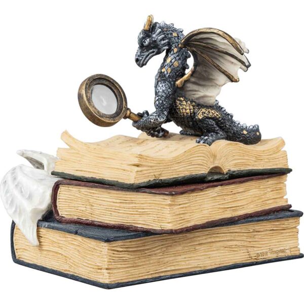 Miniature Scholars Dragon Book Trinket Box
