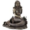 Bronze Enchanted Song Mermaid Statue