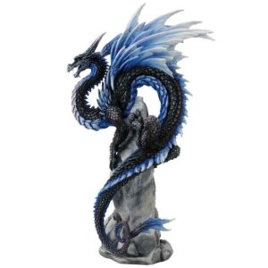 Sapphire Sentinel Dragon Statue