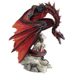 Grim Guardian Dragon Statue