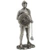 Knight with Flail and Shield Statue