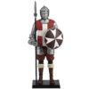 Maltese Knight Statue with Pike and Shield