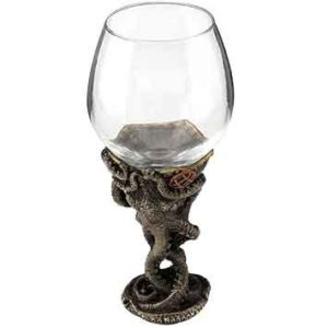 Steampunk Octopus Wine Glass