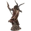Bronze Zeus with Thunderbolt Statue