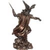 Bronze Zeus with Thunderbolt Statue