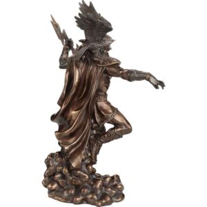 Bronze Zeus with Thunderbolt Statue