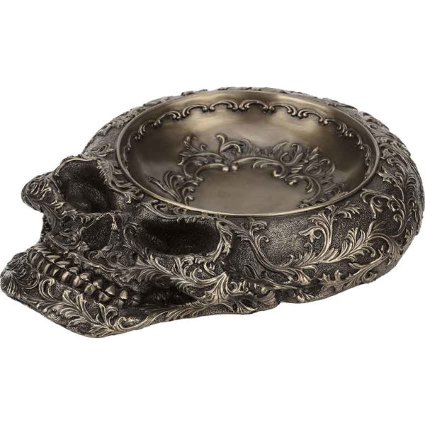 Bronze Steampunk Skull Dish