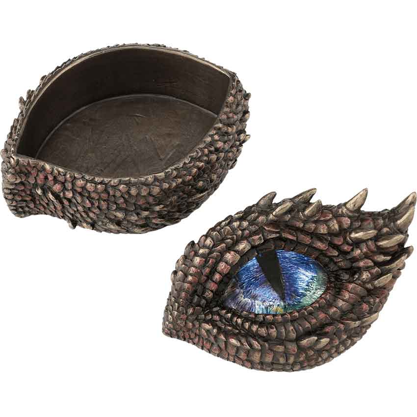 Scaly Dragons Eye Trinket Box
