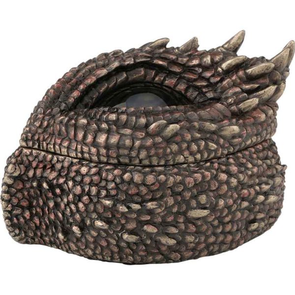 Scaly Dragons Eye Trinket Box