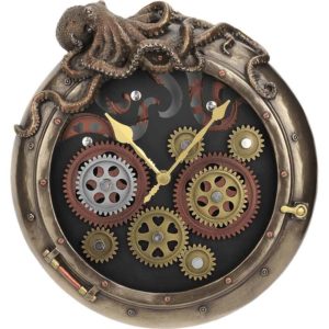 Steampunk Octopus Clock