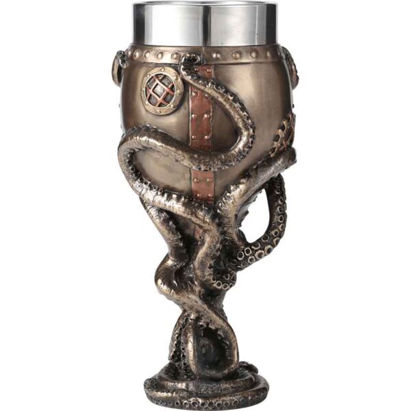 Steampunk Octopus Goblet