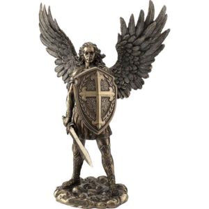 St. Michael with Shield Statue