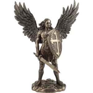 St. Michael with Shield Statue